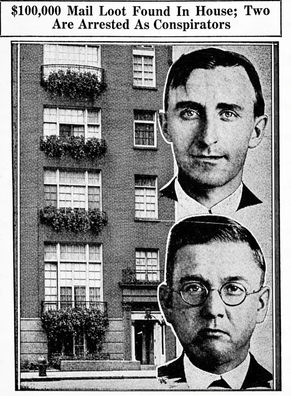 No. 12 makes the front page: the Eugene Daily Guard, July 11, 1922, identifies Edward Bryce’s apartment and reports the recovery of stolen securities.
