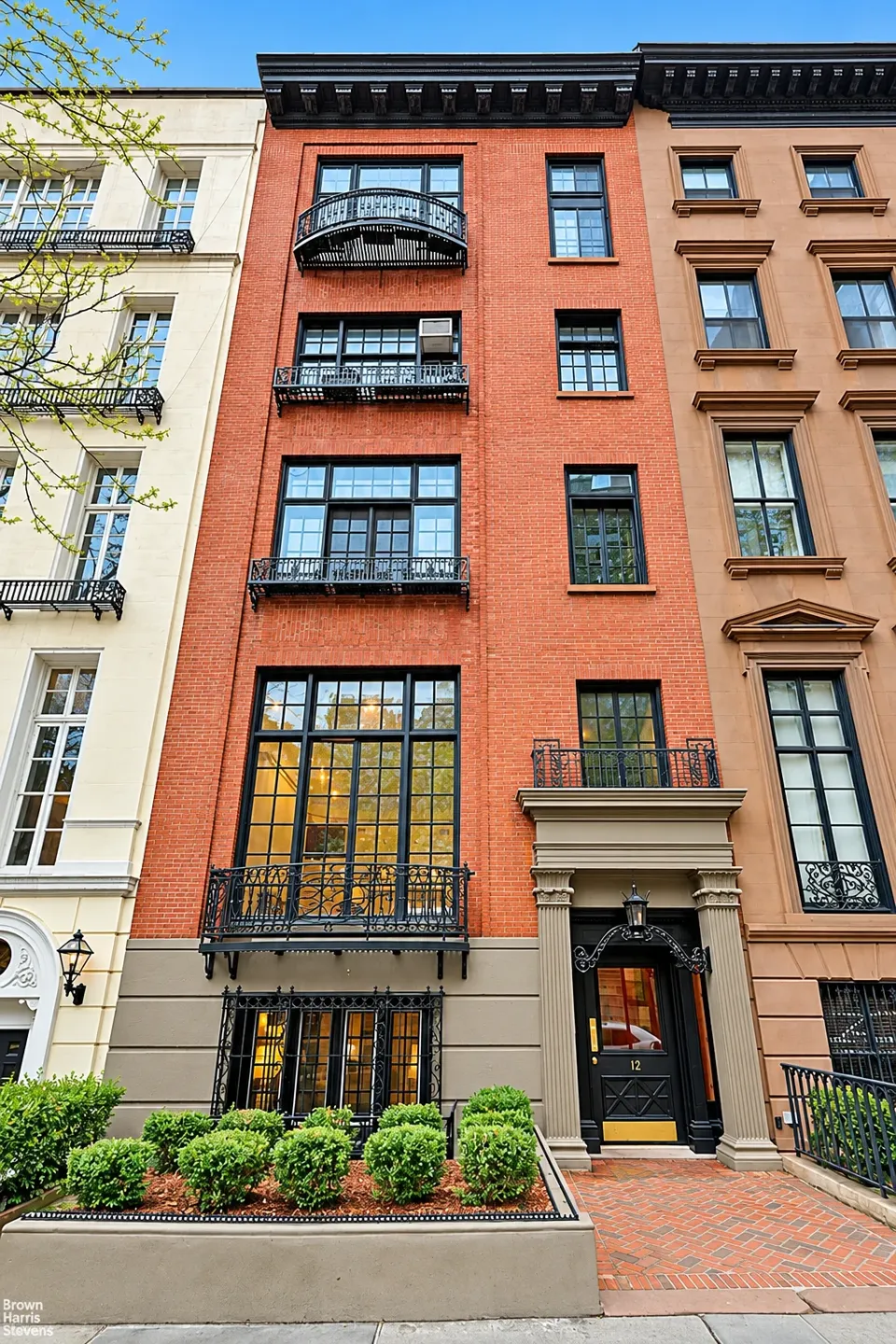 12 Gramercy Park South, from its cornice and studio windows to the entrance and front garden.