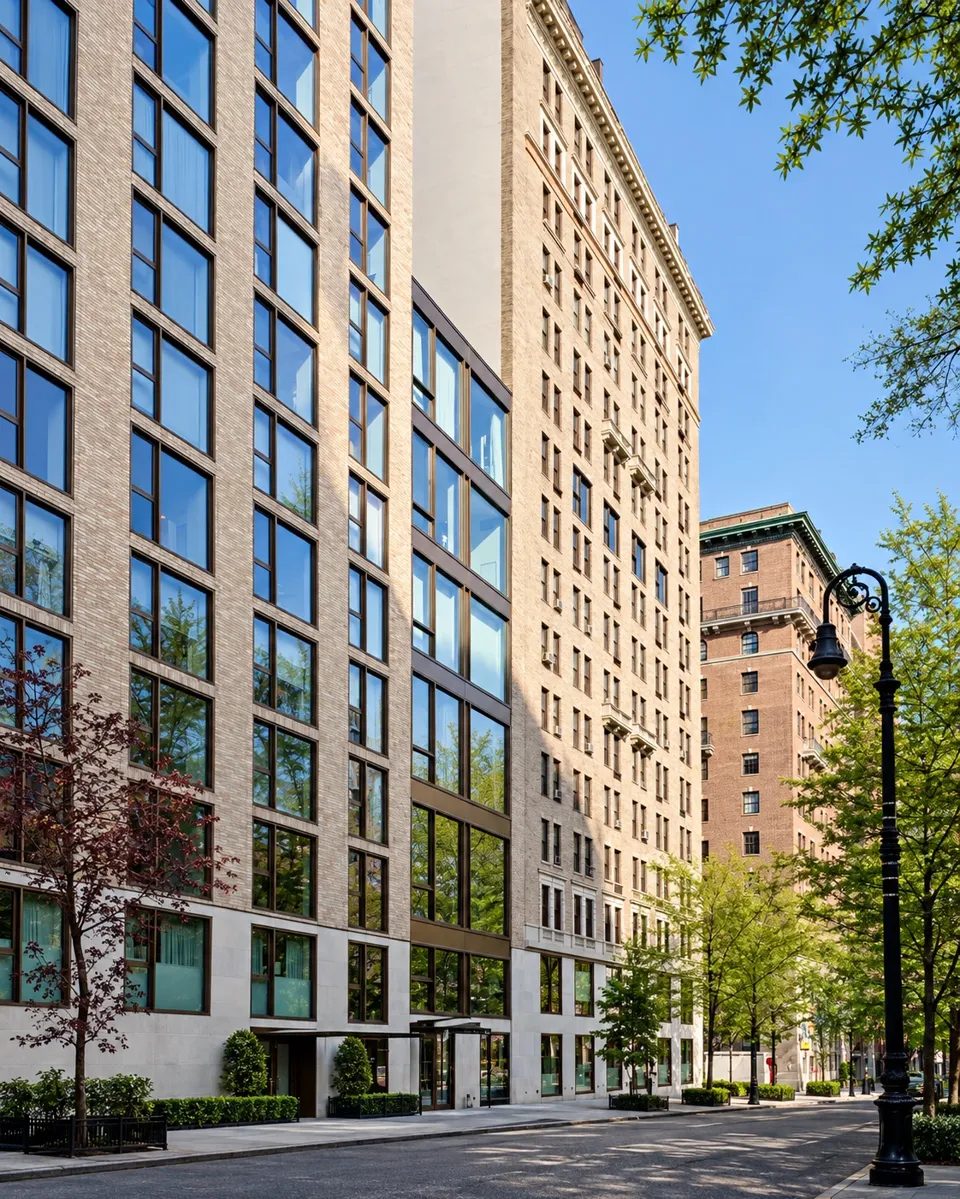 50 Gramercy Park North, with the Gramercy Park Hotel beyond.