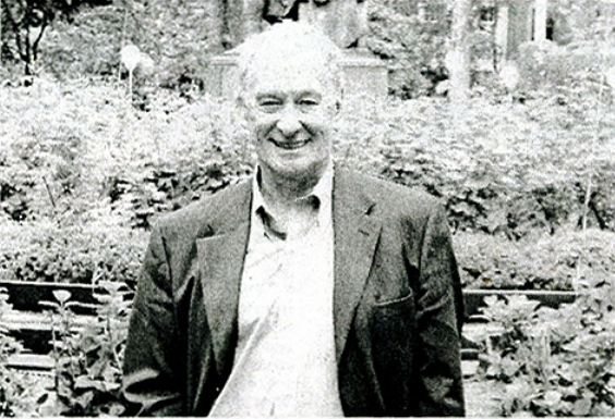 Tom Pike stands in Gramercy Park.