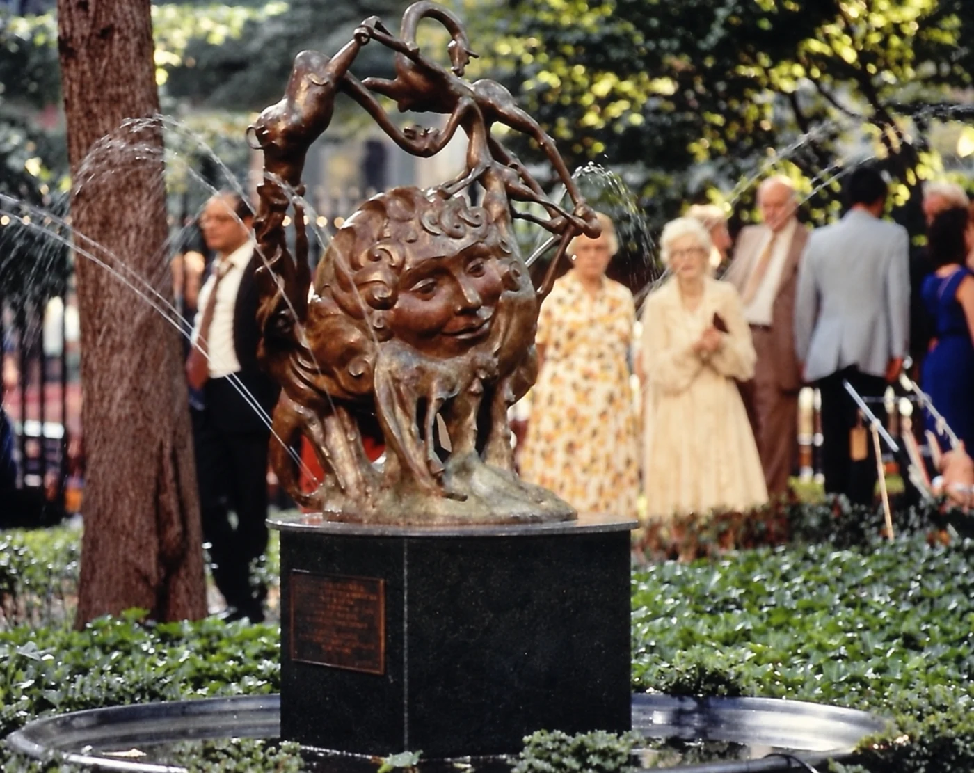 The Fantasy Fountain’s unveiling in Gramercy Park.