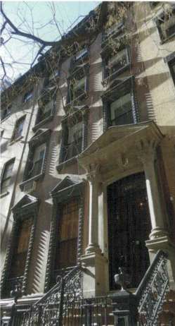 136 East 16th Street, illustrated in the historic-building brochure circulated with the Block Association’s preservation coverage.