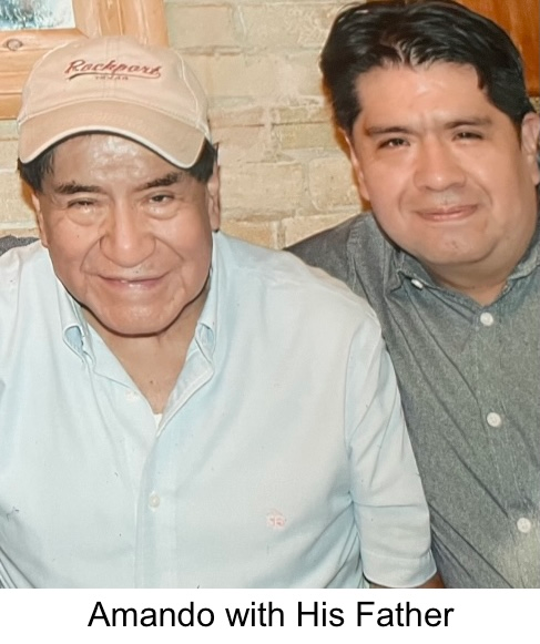 Amando Flores with his father, Alberto, the longtime superintendent of 8 Gramercy Park South.