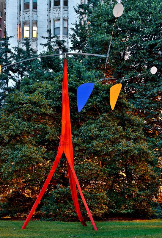 Alexander Calder’s Janey Waney in Gramercy Park, featured in the August 2016 newsletter.
